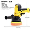 EU Electric Car Polishing Machine with Buffing Sponge Auto Detailing Handheld Polisher Adjustable Speed Scratch Repair Grinding Machine Car Accessories Power Tools