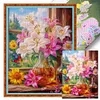 Window Lily-9CT Stamped Cross Stitch 60*80cm/23.62*31.5in(Big Size)