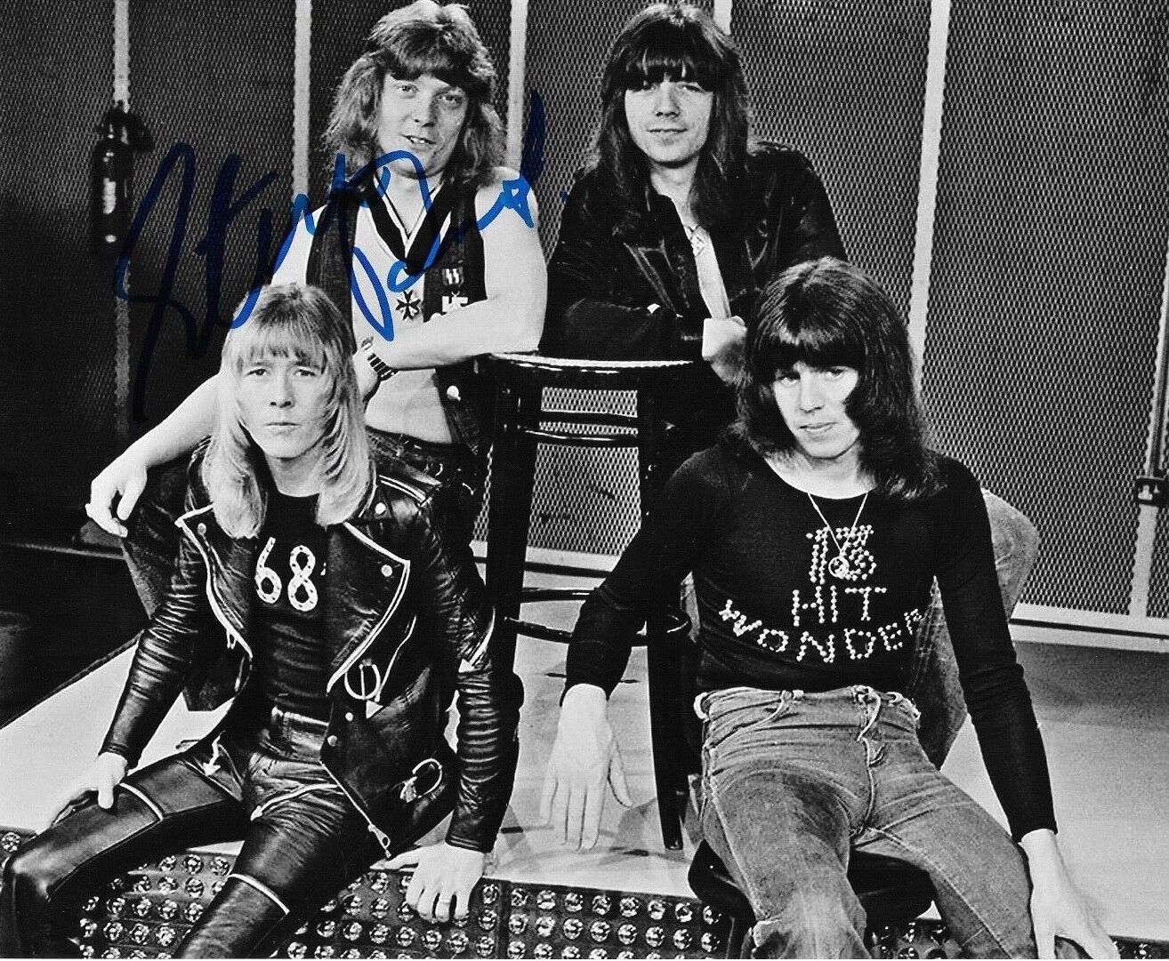 * STEVE PRIEST * signed 8x10 Photo Poster painting * THE SWEET * COA * 5