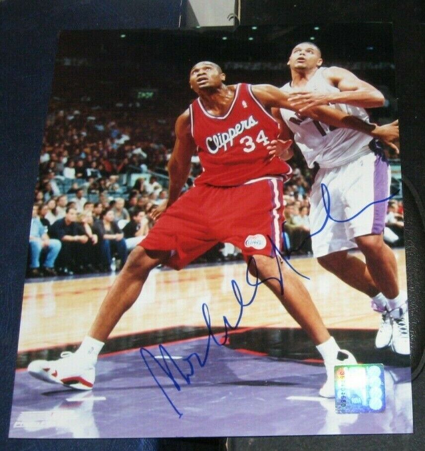 Michael Olowokandi Los Angeles Clippers SIGNED AUTOGRAPHED Photo Poster painting FILE 8x10 COA