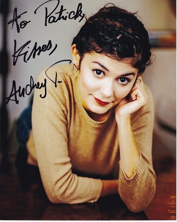 AUDREY TAUTOU Autographed Signed Photo Poster paintinggraph - To Patrick