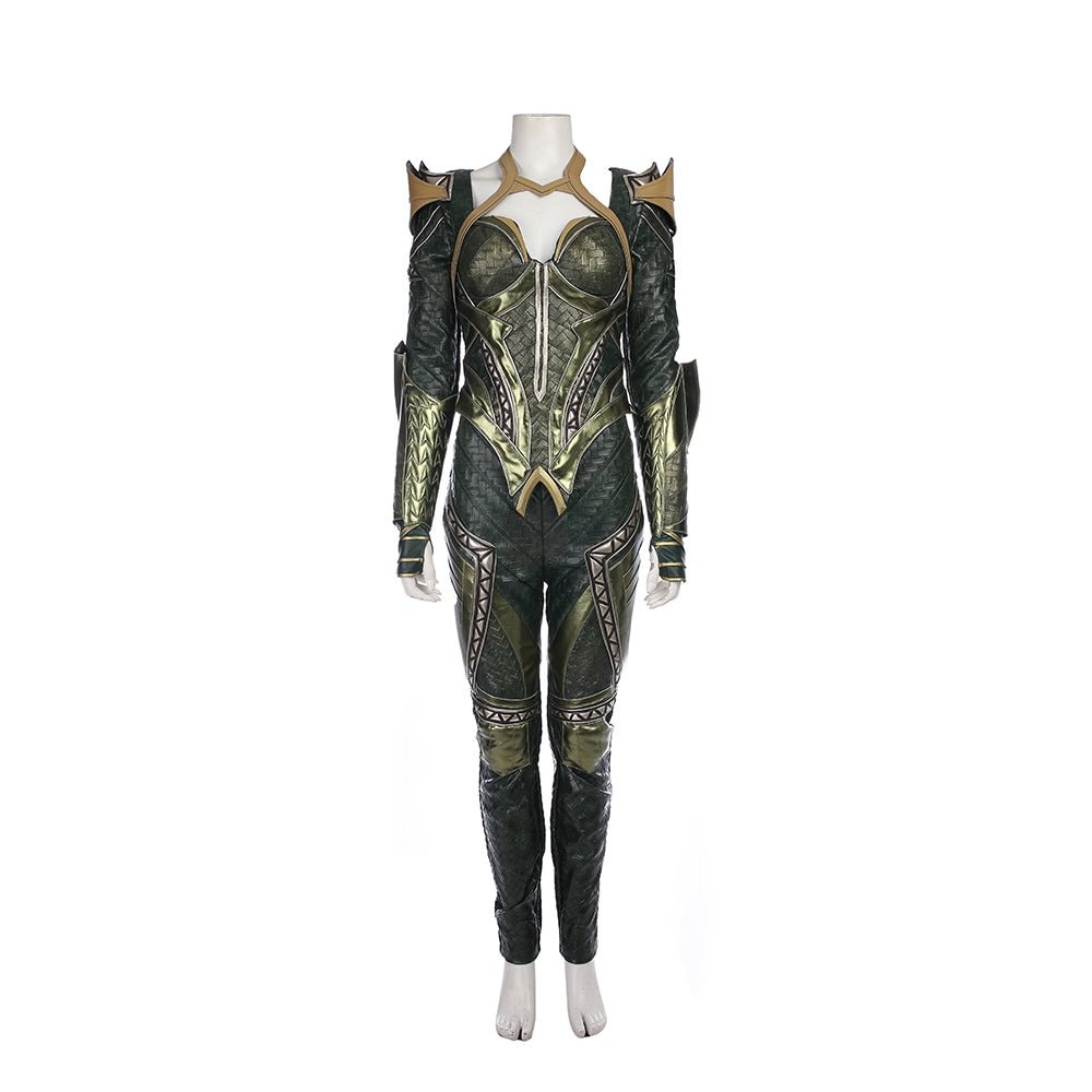Justice League Mera Halloween Cosplay Costume Full Set Outfit