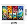 (Stamped/Counted) Four Seasons - 11CT Cross Stitch 60*40CM(glass painting cross stitch)(Big Size)