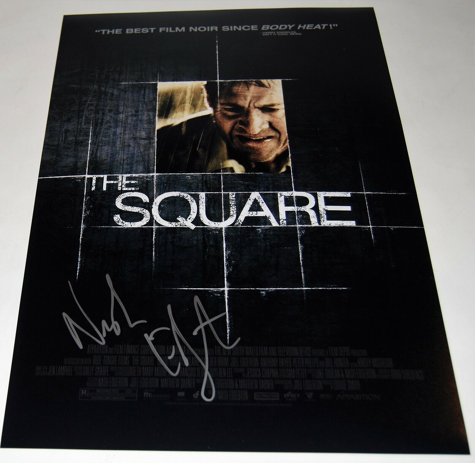 NASH EDGERTON signed (THE SQUARE) 12X18 movie poster Photo Poster painting *DIRECTOR* W/COA