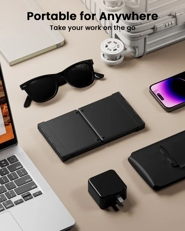 Tastatură Bluetooth pliabilă (cu touchpad) - o nouă alegere pentru biroul portabil!B