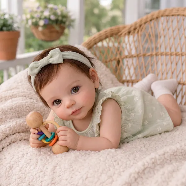 17" Heartbeat & Breath Reborn Baby Farrah — Soft Body