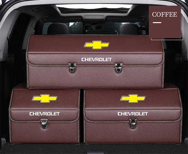 Car Trunk Leather Storage Box