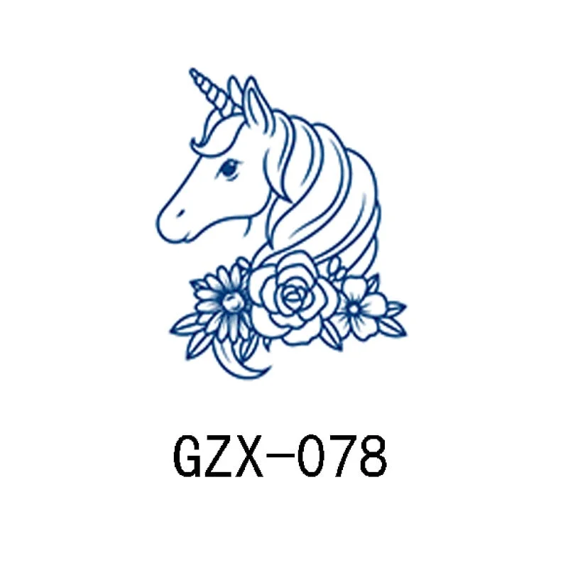 Herbal Semi-Permanent Tattoo Sticker Net Red Tattoo Sticker Waterproof Sweat Lasting Herbal Tattoo Sticker