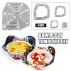 Bowl Cozy Template Cutting Ruler Set (With Instructions)