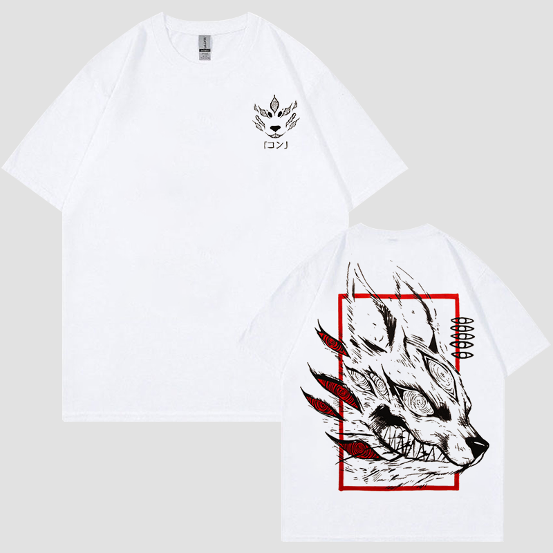 Chainsaw Man Contract Printed Men's Oversized T-shirts