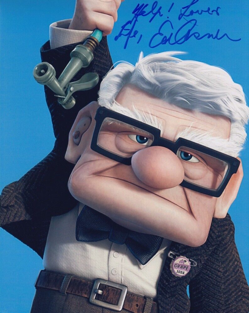 Ed Asner (UP) signed 8x10 Photo Poster painting