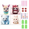 4pcs Diamond Painting -DIY Round Drill Animal