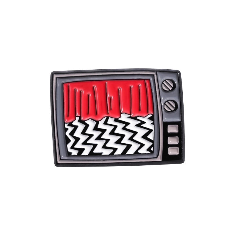 Cartoon Style Cute Cowboy Style Television Alloy Stamping Stoving Varnish Plating Unisex Brooches