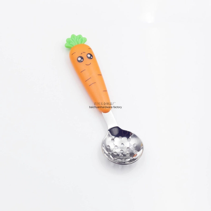 Cute Carrot Stainless Steel Tableware 1 Piece