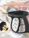 1Pc Car Wash Jet 16MPa Auto Cleaning Gun Copper Soap Gun Sprayer Car Accessories