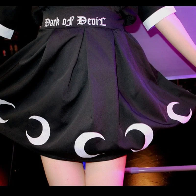 Black Dark of Devil Moon Skirt S13040