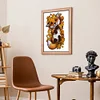 Fox In Autumn-14CT Stamped Cross Stitch 38*47cm/14.96*18.5in(Brand)