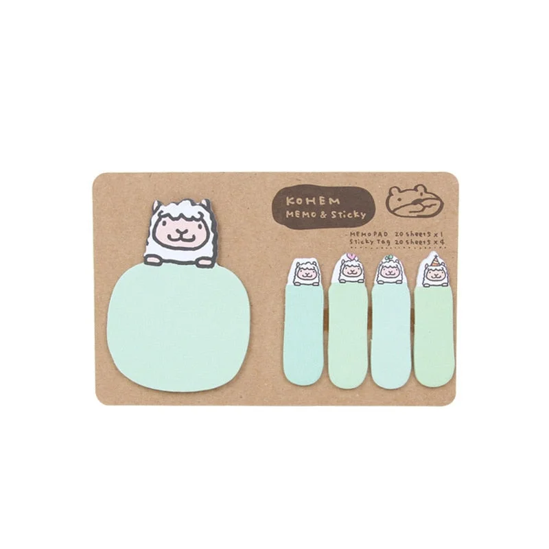 Cute Kawaii Rabbit Bunny Sticky Notes Post Notepad Memo Pad Office School Supply Stationery Notebook Sticker Decoration Adhesive