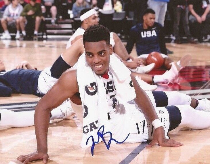 Troy Brown Oregon Ducks signed Team USA 8x10 Photo Poster painting autographed