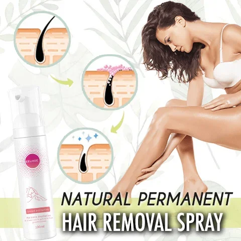 The Ultimate Natural Solution for Permanent Hair Removal - Spray On!