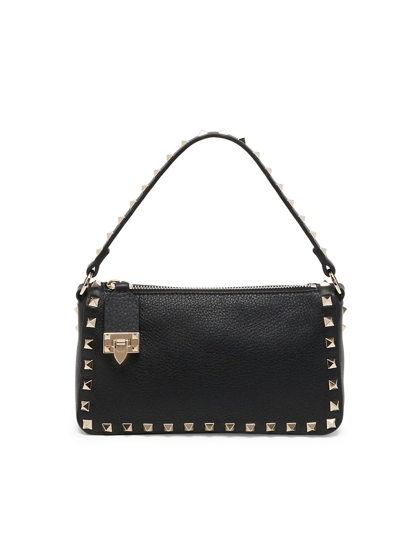 Valentino Garavani Rockstud Leather Shoulder Bag