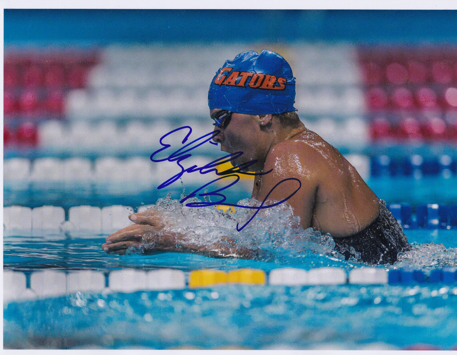 Elizabeth Beisel Signed 8.5x11 Inch Photo Poster painting USA Swimming Olympics 2016 Rio Olympic