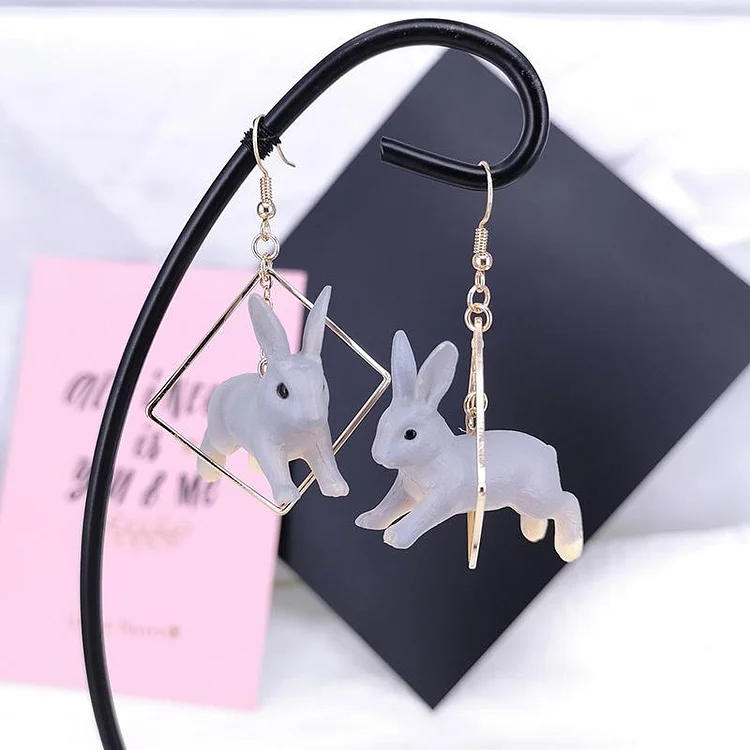 Jumping Bunny Earrings