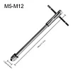 Adjustable M3-M8 Metric T-Handle Ratchet Tap Reamer Hand Manual Holder Wrench