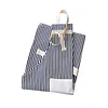 Pink Blue Printed stripe Unisex Cooking Dining Room Kitchen BBQ Restaurant Cleaning Pocket Waitress Brief Baking Mats Aprons 