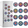 12PCS Diamond Painting Magnets Refrigerator for Adult Kid Beginners (Mandala)