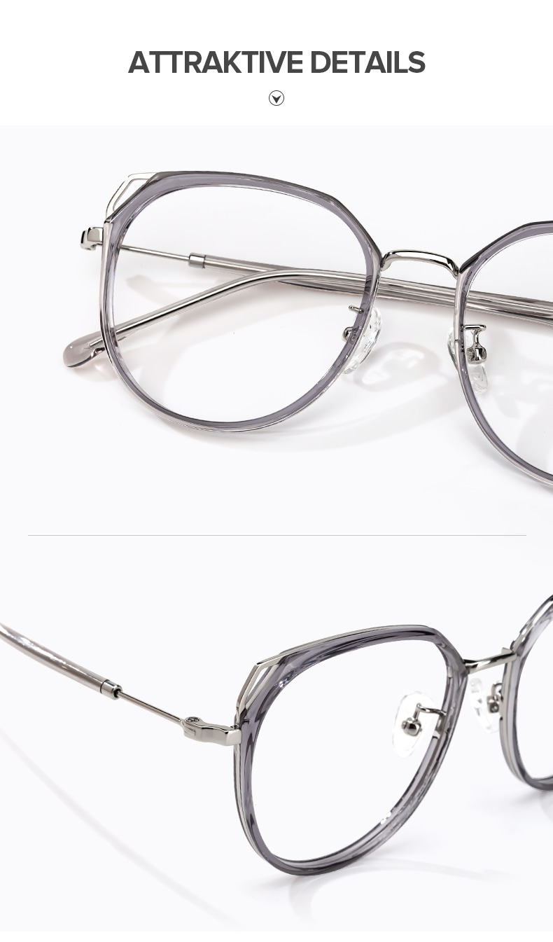 Ofelia Grau Geometrisch Brille