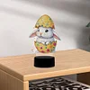 Acryl Hase Ei doppelseitig - 5d DIY Bastellampe