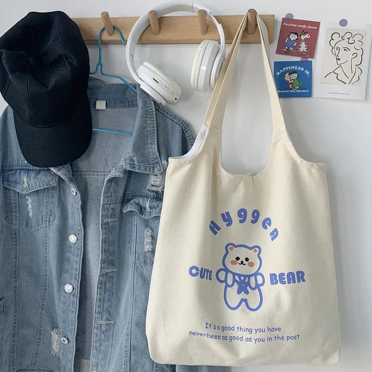 Cute Bear Tote Bag