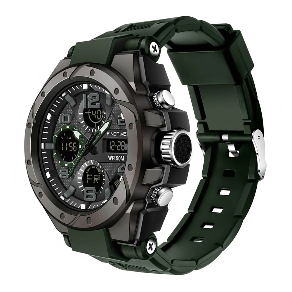 Findtime Digital Watch for Men Waterproof Sport Tactical Military Watches