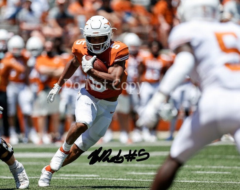 Bijon Robinson Signed Photo Poster painting 8X10 rp Autographed Texas Longhorns