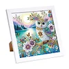 5D DIY Partial Special Shaped Drill Diamond Painting Owl Wall Decor 19.2x19.2cm