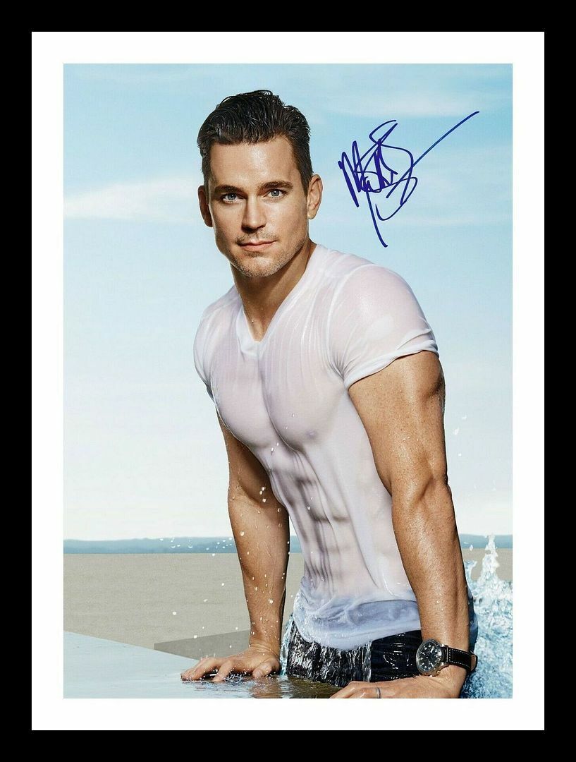 Matt Bomer Autograph Signed & Framed Photo Poster painting