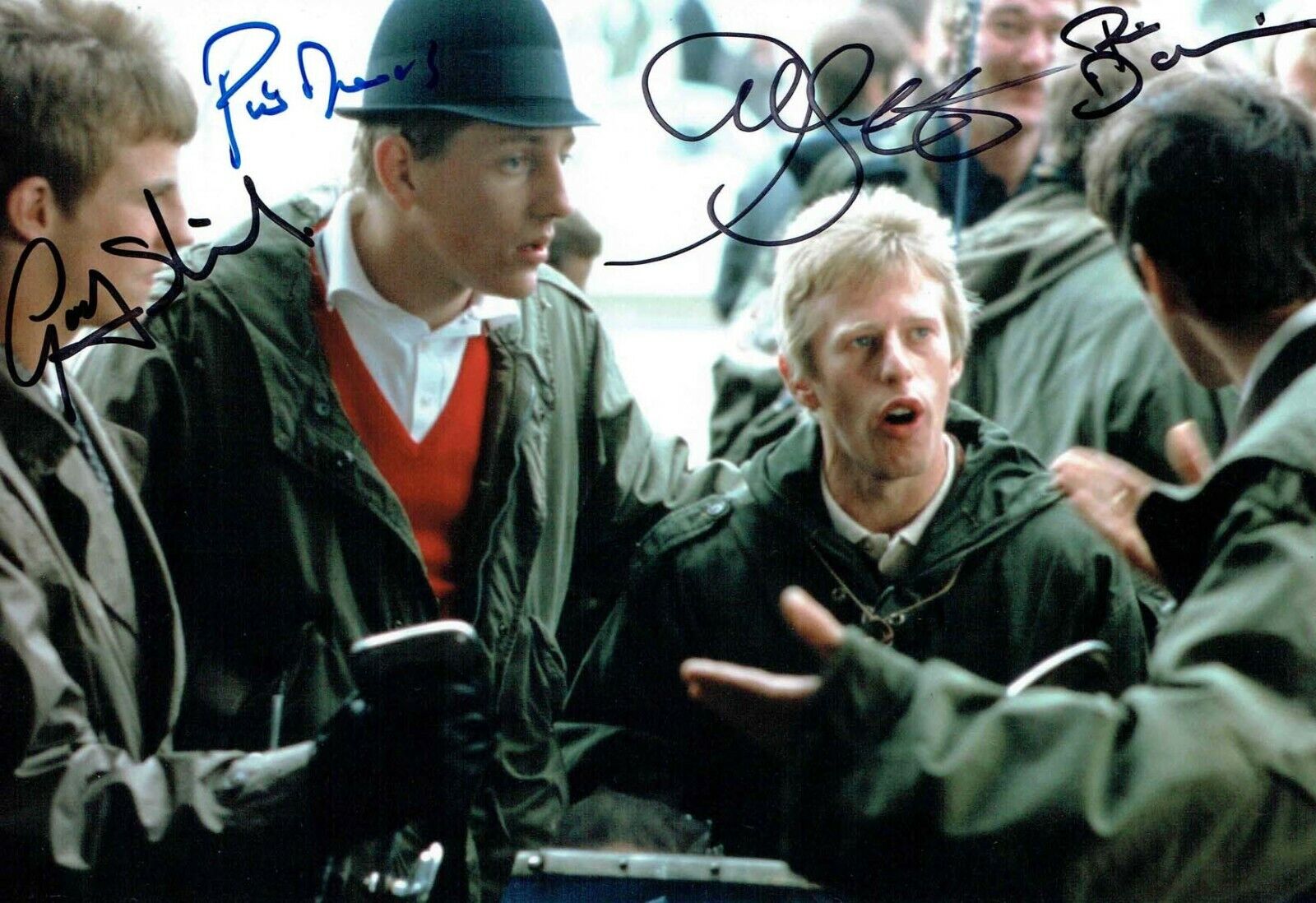 Phil DAVIS DANIELS Gary SHAIL Mark WINGETT SIGNED Quadrophenia Photo Poster painting 2 AFTAL COA