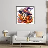 Pumpkin Cat-11CT Stamped Cross Stitch 40*40cm/15.75*15.75in