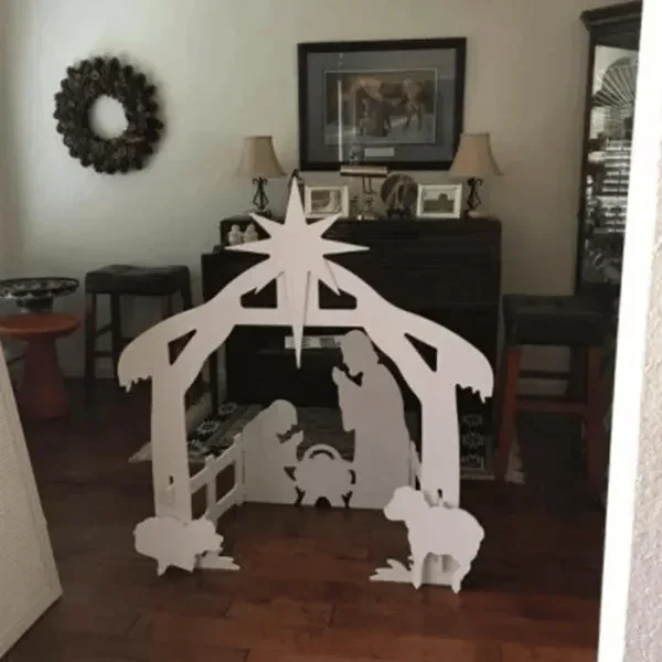 Willowtrain Holy Night Outdoor Christmas Nativity Set