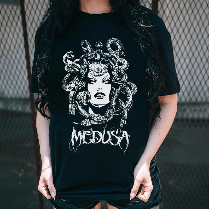 Medusa Printed Women's T-shirt -  