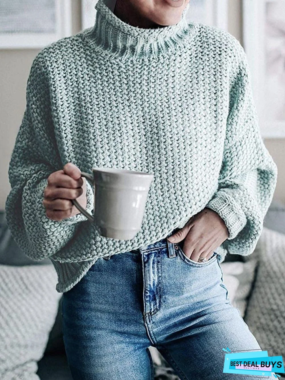 Autumn and Winter New Knitwear Women's Turtleneck Pullover