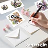 12Pcs Bluebird DIY Diamond Painting Greeting Cards for Adult Holiday Gifts