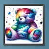 Diamond Painting-DIY Full Round Drill Rainbow Bear
