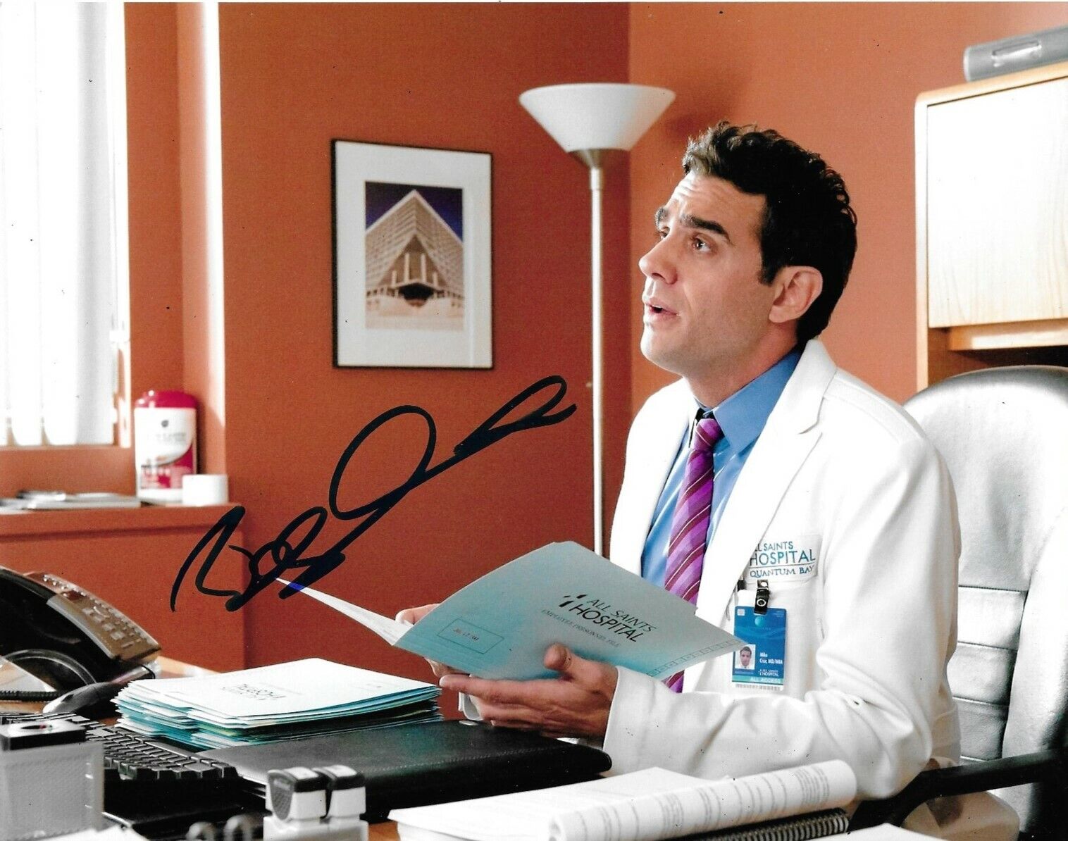 Bobby Cannavale Signed Nurse Jackie 10x8 Photo Poster painting AFTAL