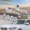 2pcs Aluminum Alloy Car Window Handle Winder Riser Replacement(Silver)