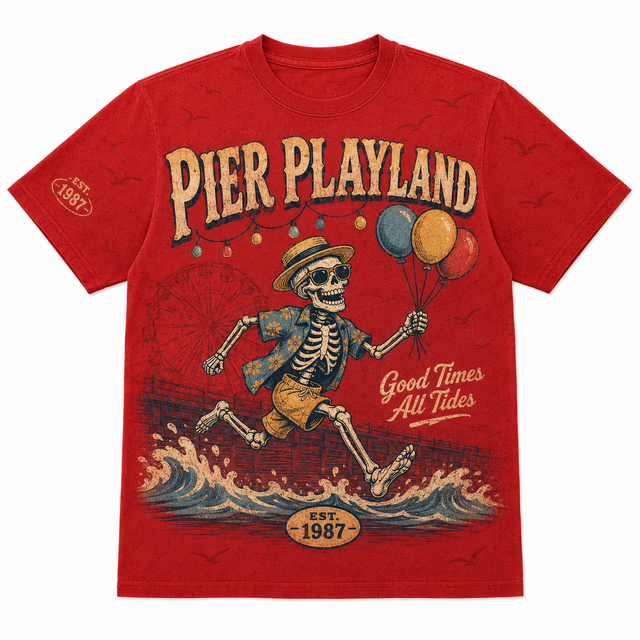 Surf Pier Playland Cotton T-Shirt