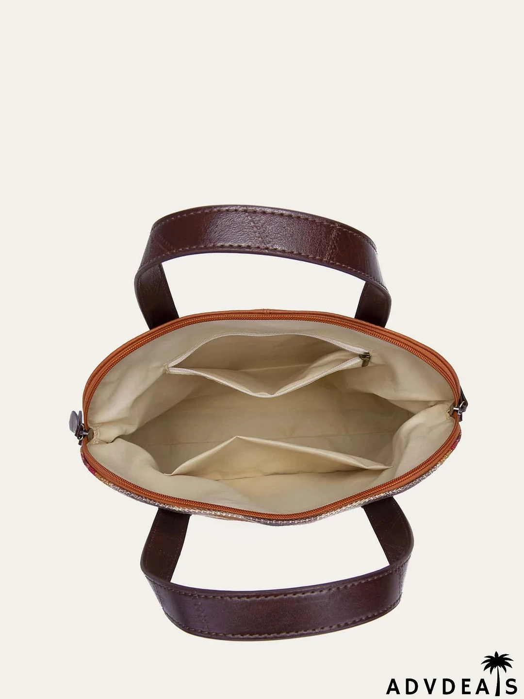 Geometric Print Tote Bag