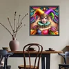 Diamond Painting-5D Full Round Drill Clown(40*40 CM)