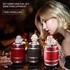 Funny Cigarette Holder Funny Santa Claus in The Wooden Barrel Cigarette Dispenser Cigarette Holder Prank Toy Gift for Man